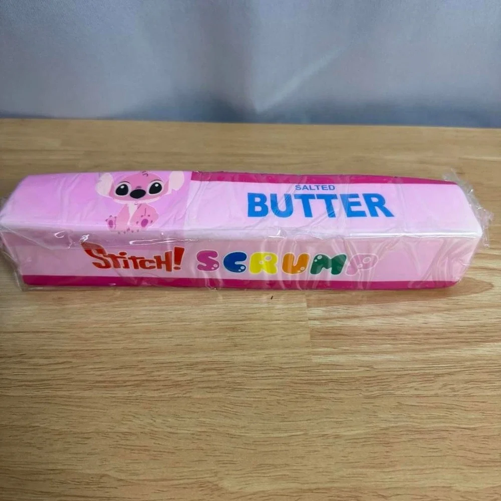 Angel (Pink) Stitch 14 oz Jumbo Butter Squishy Slow Rising NEW